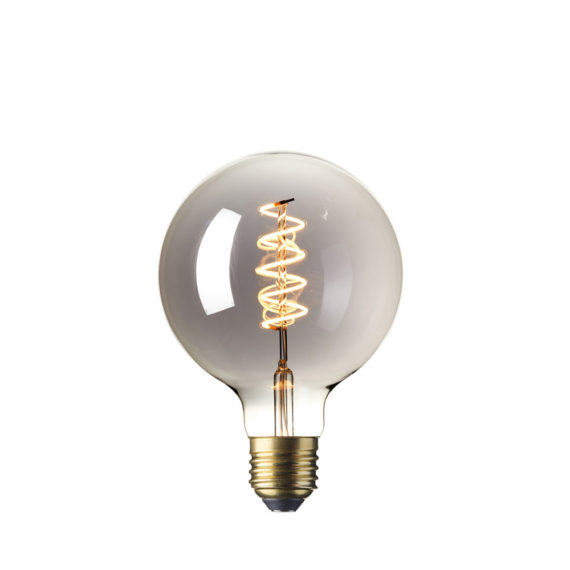 Calex LED Flex Globe 125mm 4W Titanium 2100K 425783