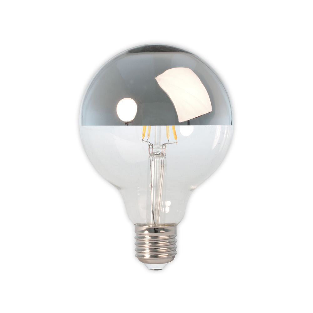 Calex_LED_kopspiegel_zilver_4W_230V_E27_2300K_425455_113135_01