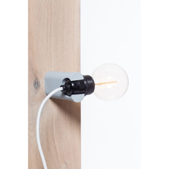 No.16 wandlamp lichtgrijs