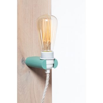 No.16 wandlamp turquoise
