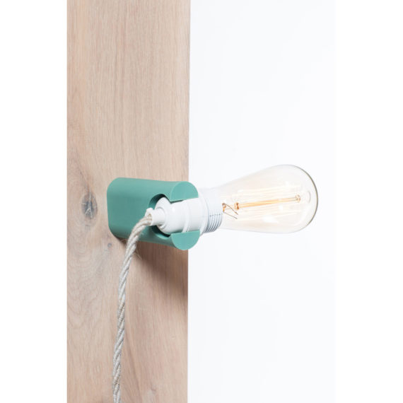 No.16 wandlamp turquoise