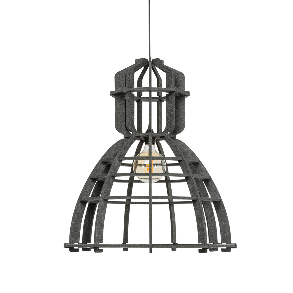 No No.19XL hanglamp PET Felt Dark Grey 60cm by Olaf Weller