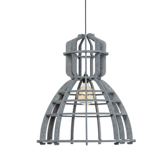 No.19XL hanglamp PET Felt Light Grey  60cm by Olaf Weller