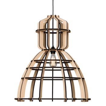 No.19XL industrielamp MDF 60cm by Olaf Weller