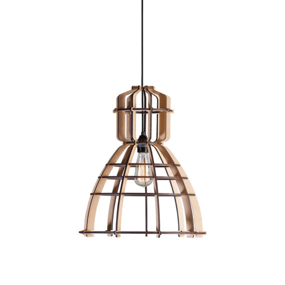 No.19 industrielamp MDF 40cm by Olaf Weller