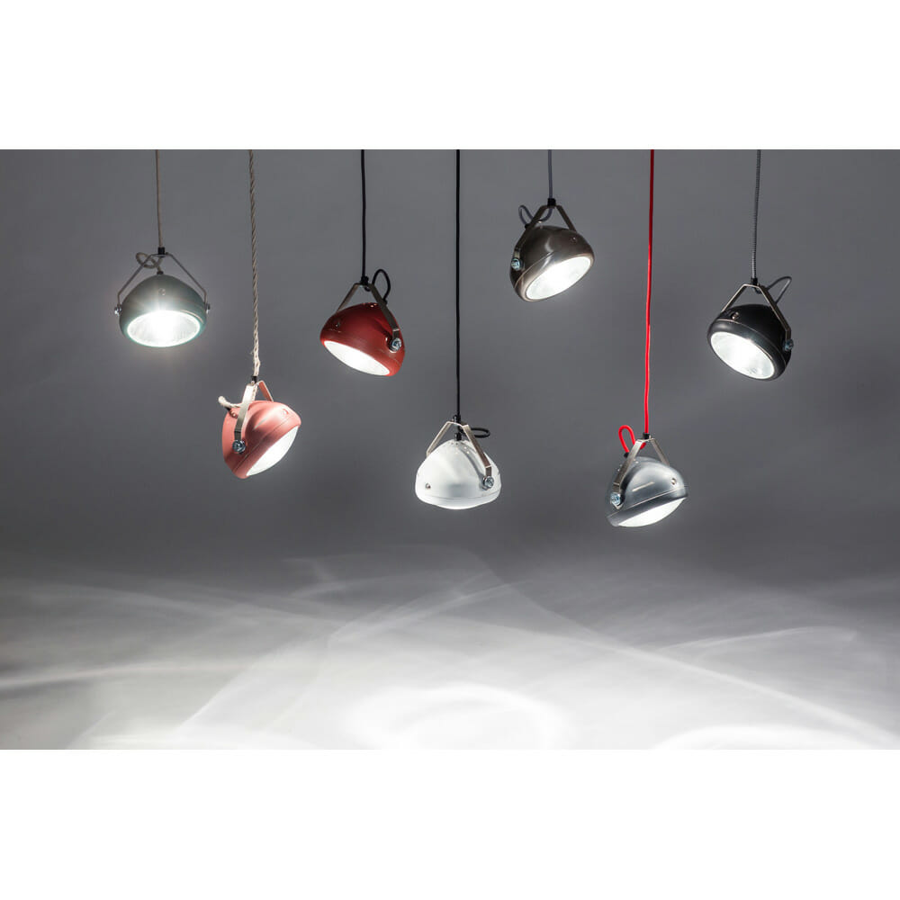 No No.5 Hanglamp vintage koplamp grijs