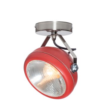 No.7 Spot vintage koplamp rood