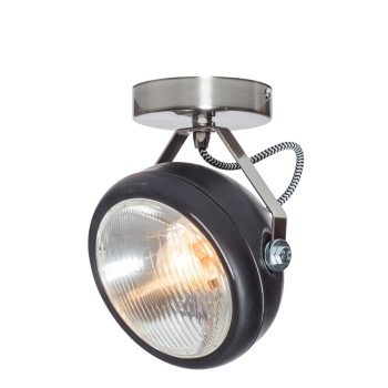 No.7 Spot vintage koplamp zwart
