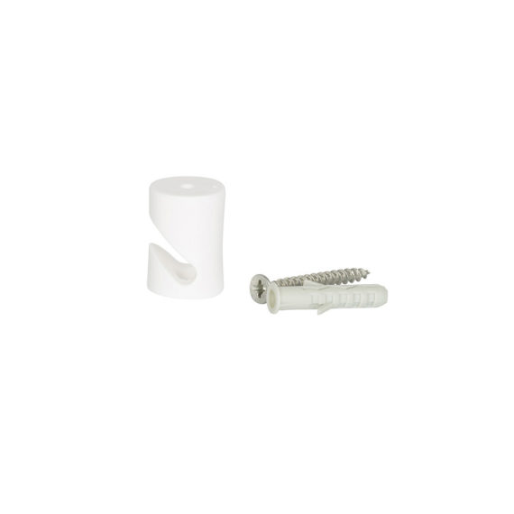 Plafond/Wand kabelklem WIT